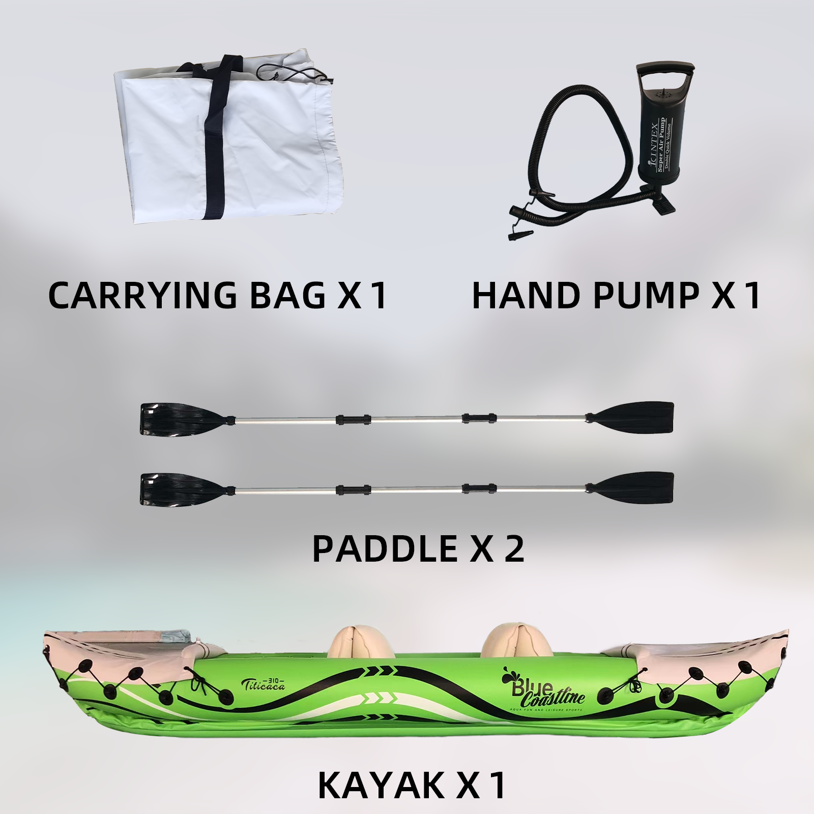 PVC Two-Person Kayak